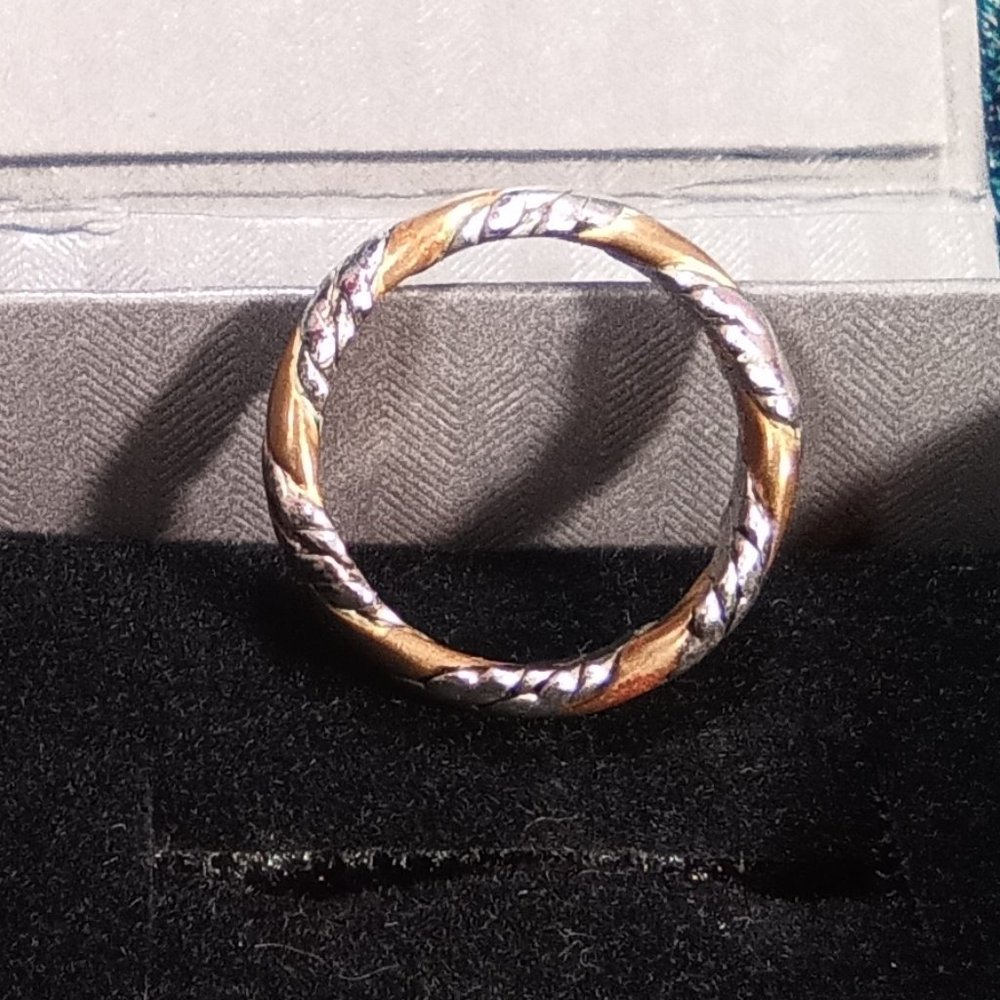 Sterling Silver And Copper Ring - image 3